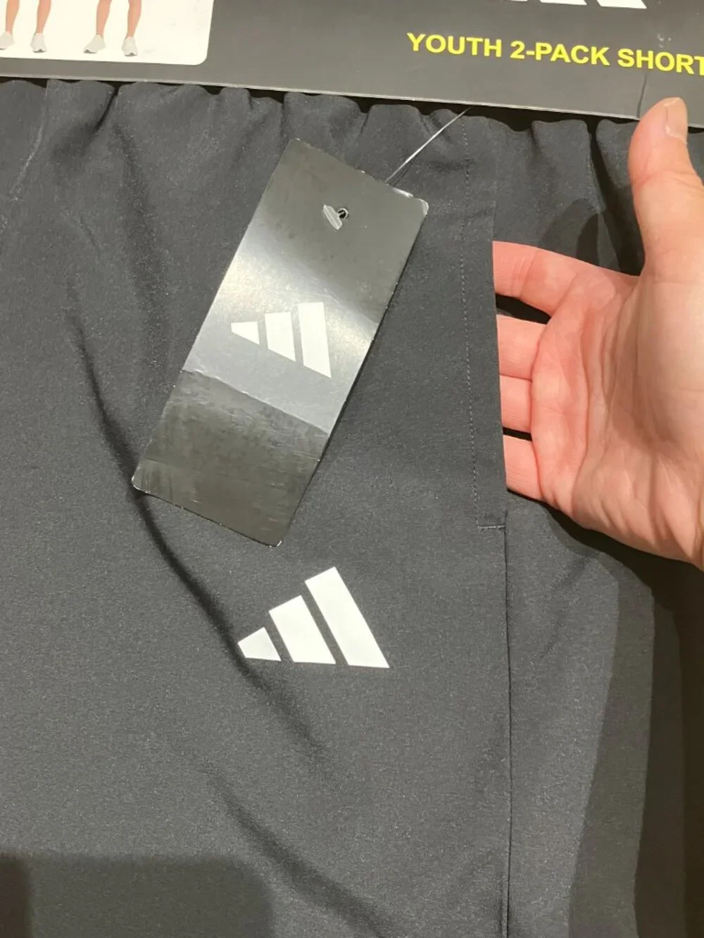 2 NWT adidas Youth Active Shorts 2 pk - L (14/16)